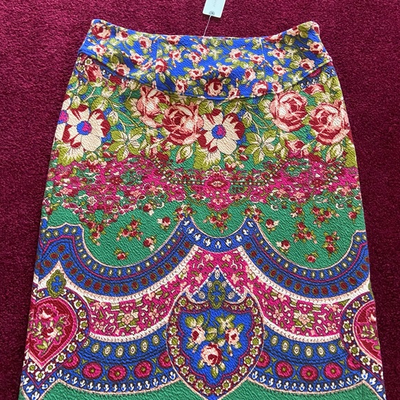 NWT Size 4 Anthropologie Textured Pencil Skirt - Picture 4 of 5